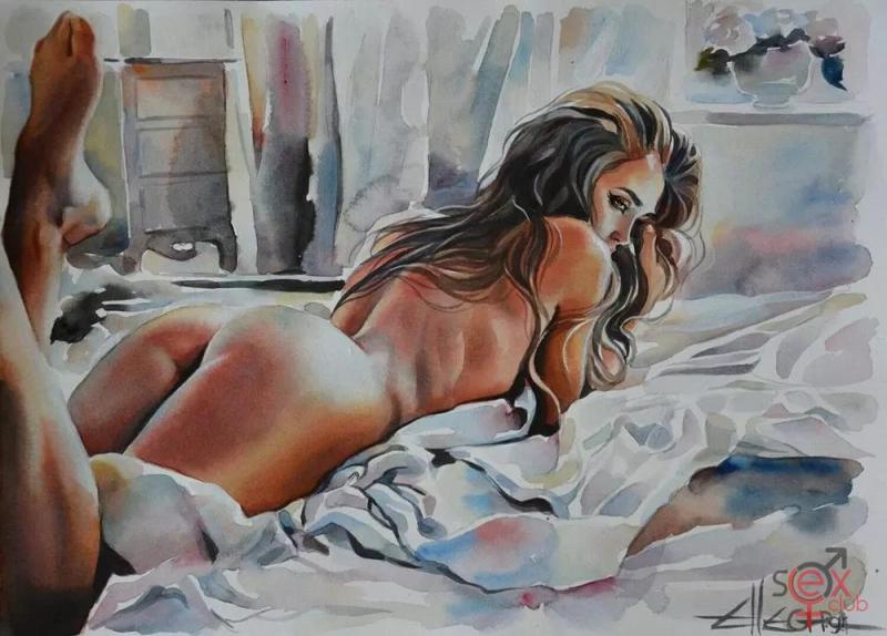100-Handpainted-ART-LARGE-WATERCOLOR-PAINTING-BY-ELLECTRA-RED-NUDE-EROTIC.jpg_Q90.jpg_.jpg